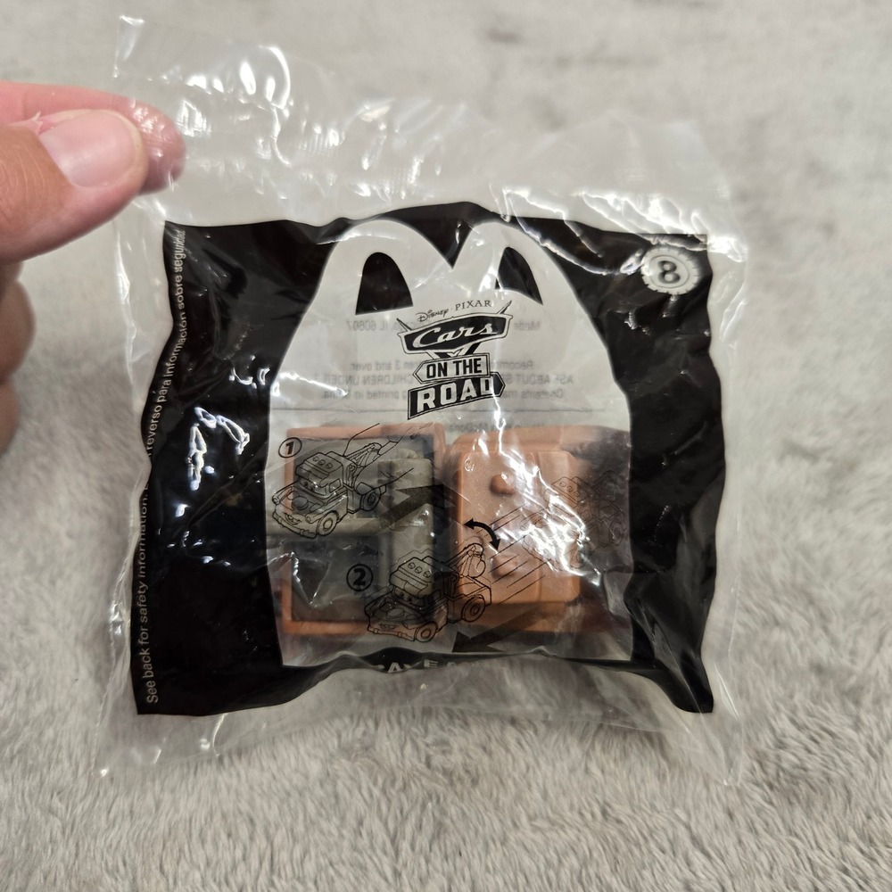 McDonalds 2022 Disney Pixar Cars On The Road Cave Mater Happy Meal Toy 8 NEW